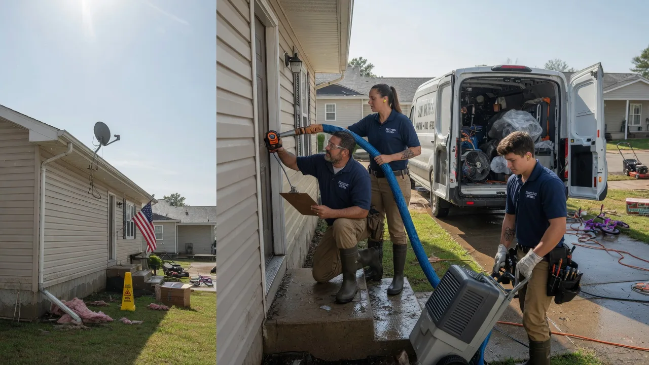 Ceiling Water Damage Restoration in Fulton, IL near me